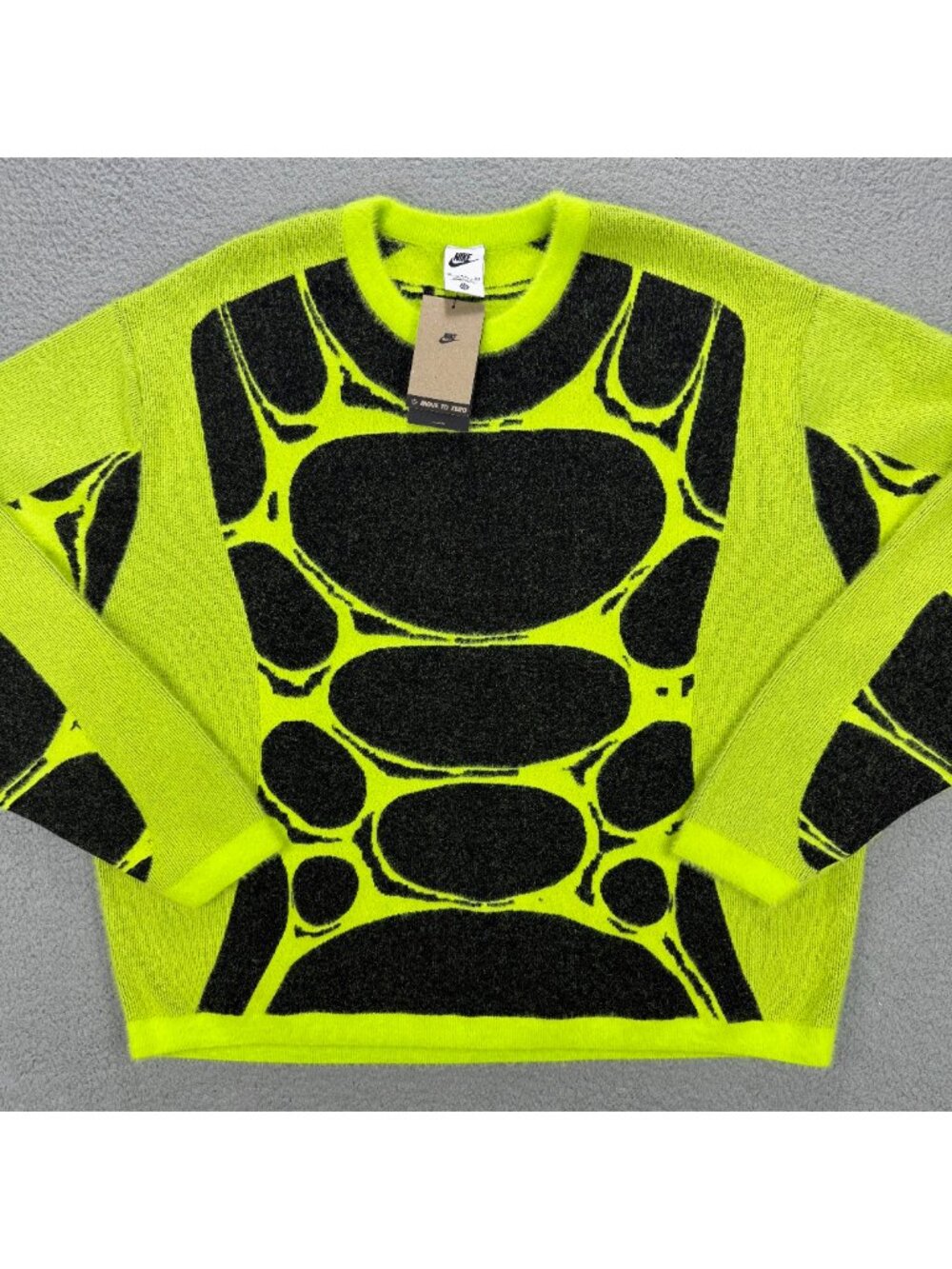 Nike Project F.R.O.G. Sweater Mens 2XL XXL Volt Green Jelly Cage Sweatshirt FROG